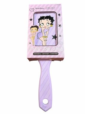 NIB Betty Boop x Célavi Paddle Hair Brush | Limited Edition Lavender Purple